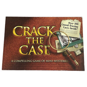 Crack The Case Game of Mini Mysteries 1993 Adult Milton Bradley - Complete!